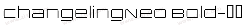 ChangelingNeo Bold字体转换
